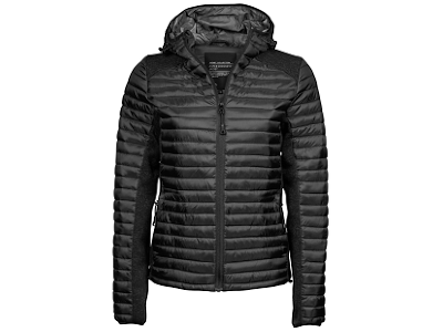 HOODED ASPEN CROSSOVER JACKET, DAME