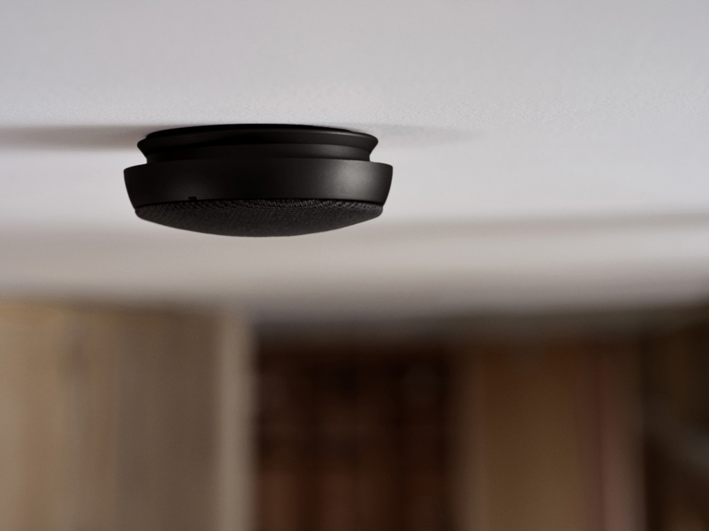 Jacob Jensen Røgalarm 3 stk 10 cm i sort