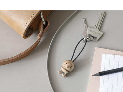 Hoptimist Nøglering i raw oak, Bumble