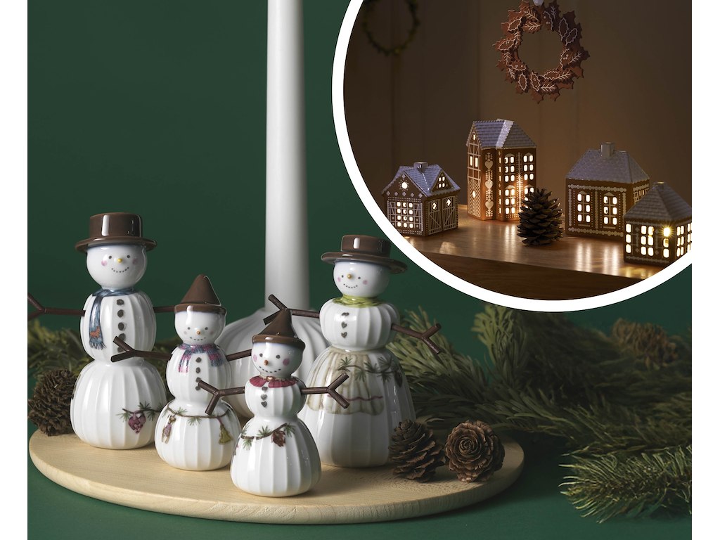 Julepakken med Gingerbread lyshus & Hammershøi snefamile