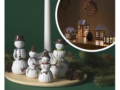 Julepakken med Gingerbread lyshus & Hammershøi snefamile