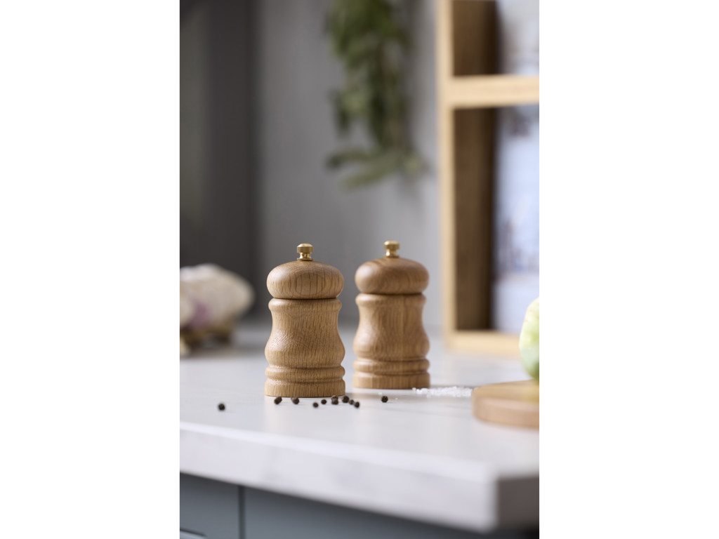 Pillivuyt Gourmet Kværnsæt 10 cm i FSC certificeret eg, Douron