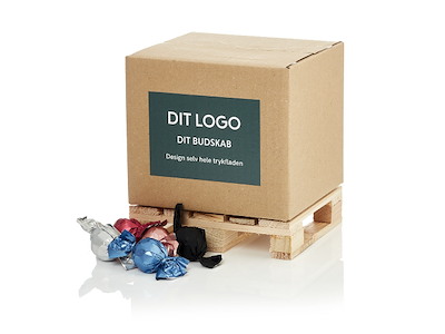 ½ - Palle fyldt med chokolade