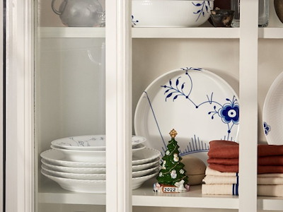 Royal Copenhagen Blå Mega Riflet Fad