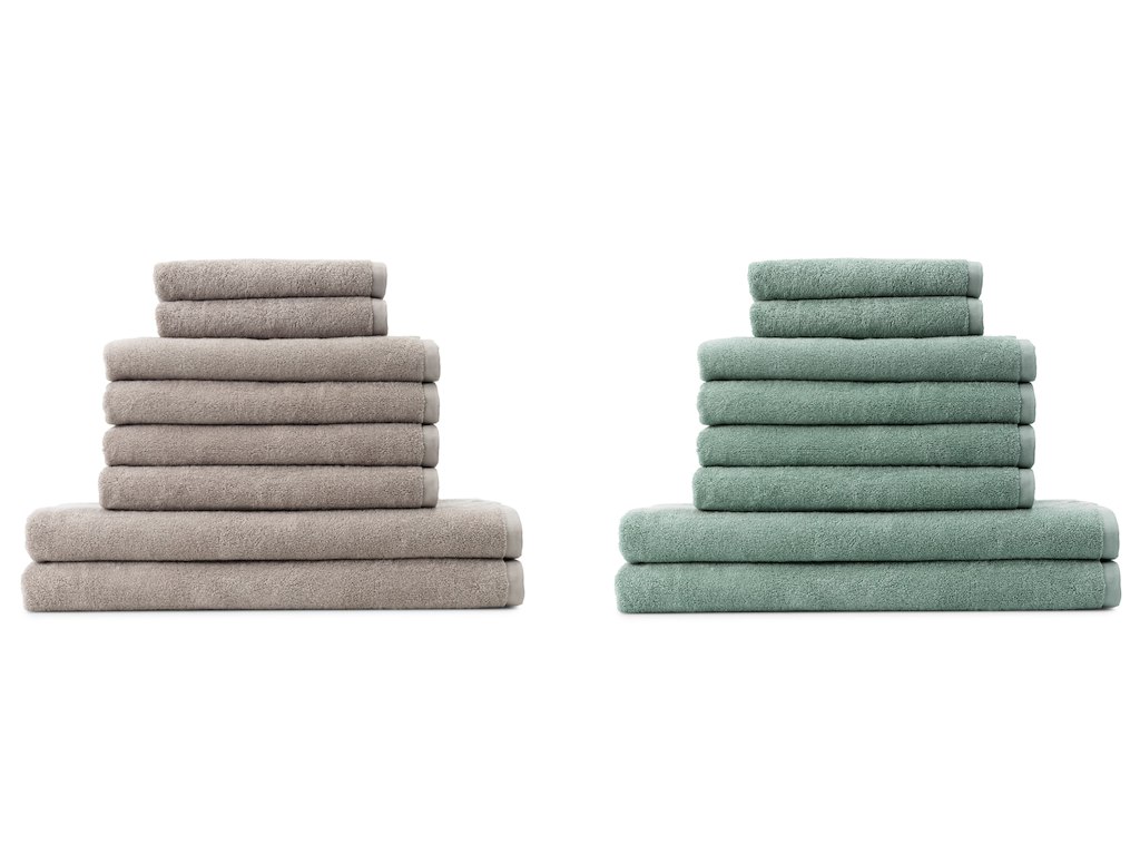 Georg Jensen Damask Håndklædepakke XL - Taupe / Green