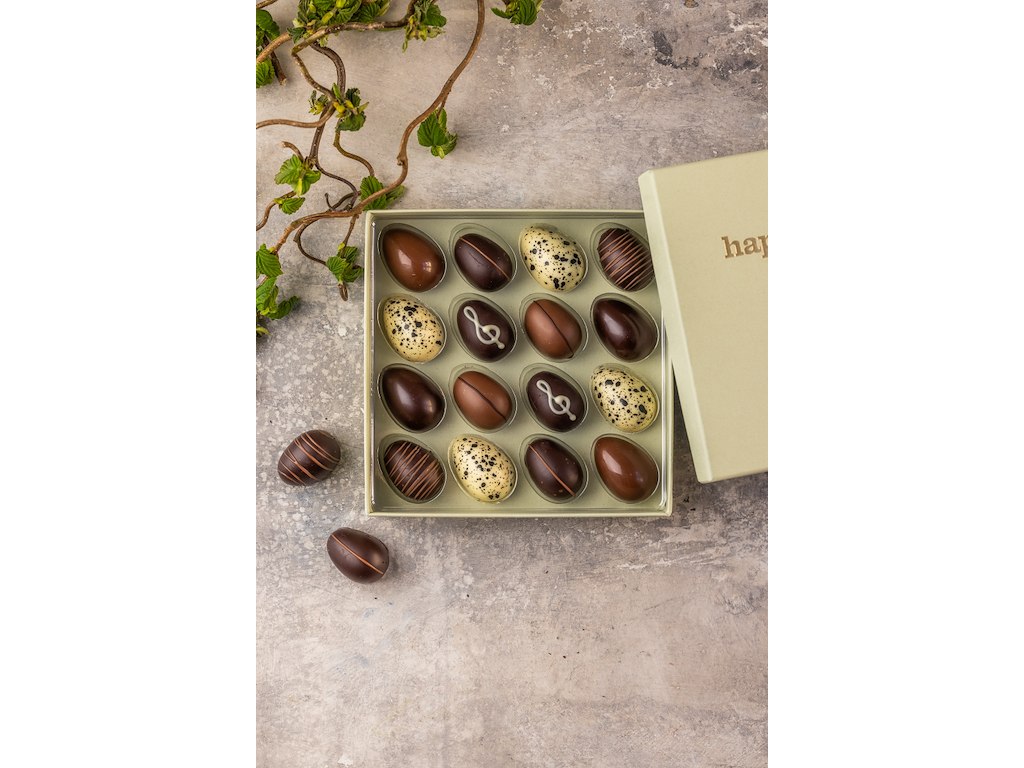 Xocolatl Golden eggs marzipan 16