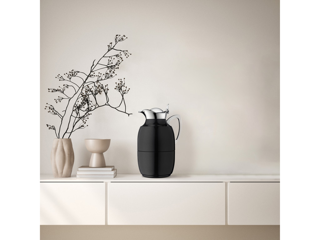 Alfi Termokande 1 L i blank sort, Juwel