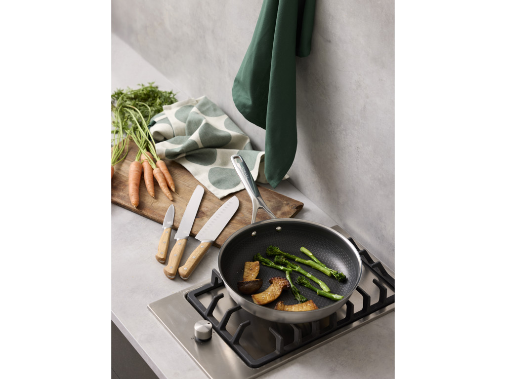 Morsø Hybrid Stegepande, Knive & Viskestykker