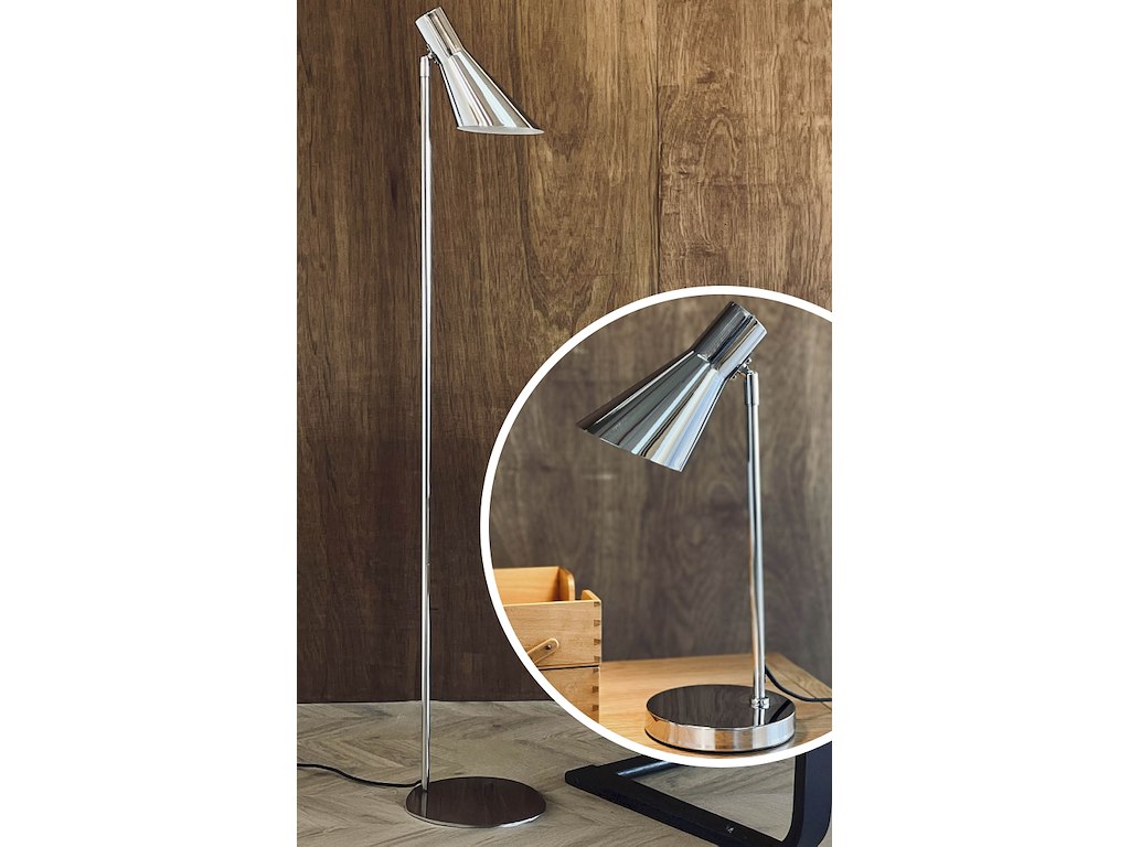 Dyberg Larsen Sæt med Gulv+Bord i krom