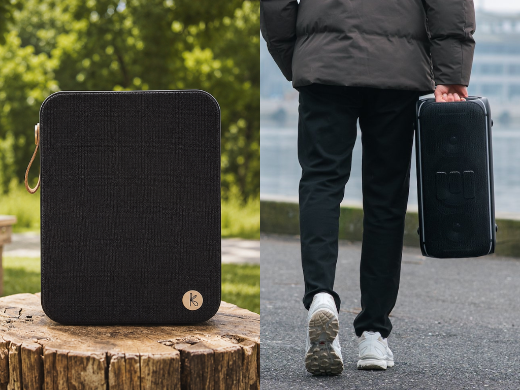 Vælg mellem Kreafunk Aboom+ eller Miiego Miitower Beat