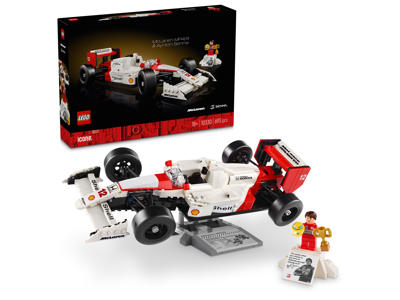 Lego McLaren MP4/4 og Ayrton Senna