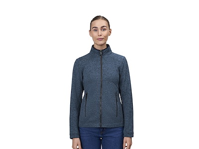 ZIP'N'MIX MELANGE FLEECE, DAME