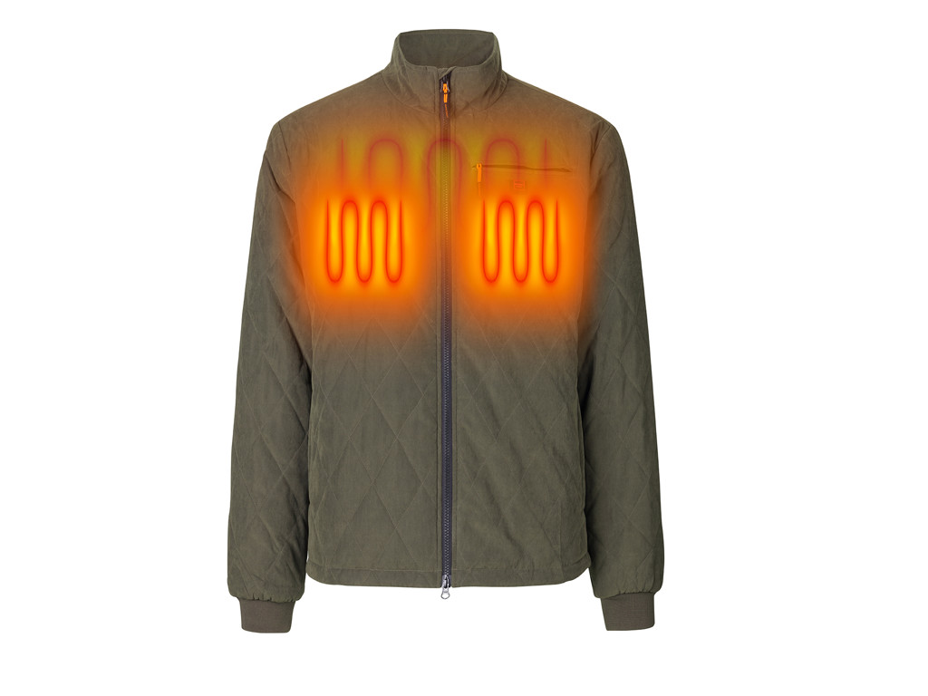 Nordic Heat varmejakke i blød quiltet kvalitet - Herre