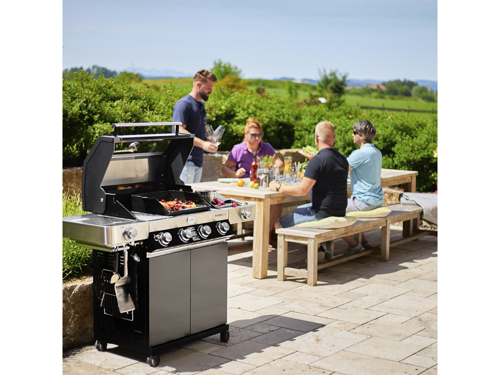 Rösle Gasgrill G4-S Vario+ 20500 watt i sort, Videro