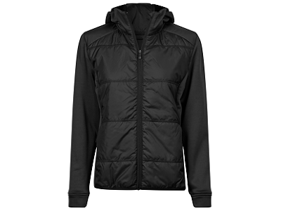 Tee Jays Women's Hybrid-Stretch Hooded Jacket