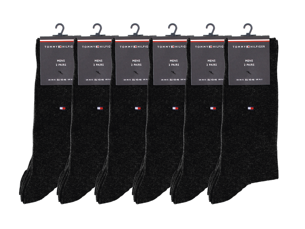 6 par Tommy Hilfiger sokker