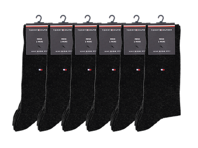 6 par Tommy Hilfiger sokker