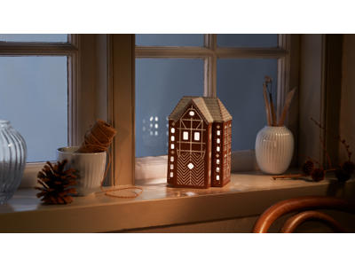 Gingerbread Lyshus stor