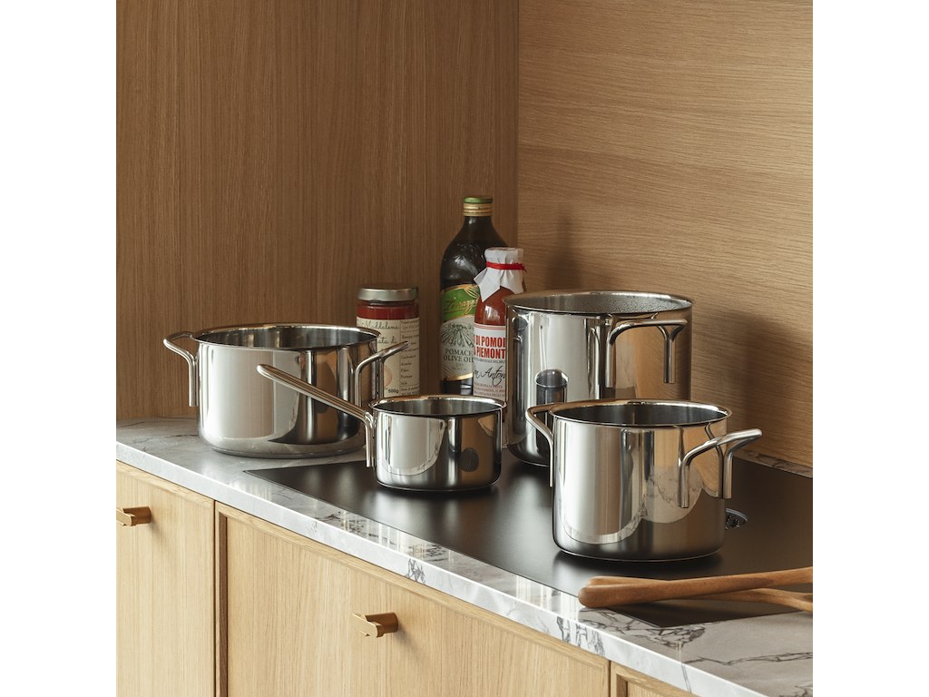 Eva Trio  Stainless Steel Grydesæt 4 stk. 1,1 l 2,2 l 3,6 l 4,8 l