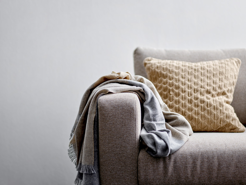 Södahl Plaid 130 x 200 cm i grey, Merino