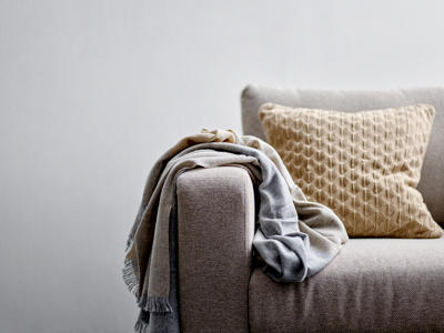 Södahl Plaid 130 x 200 cm i grey, Merino