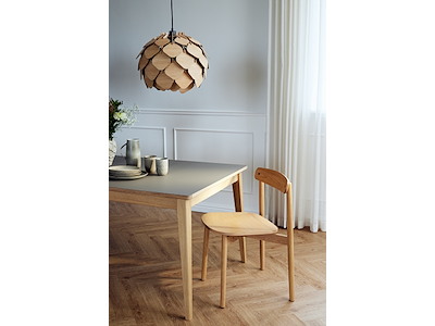 Cyna Lamp Ø50xH41 cm. Oak Veener Matt.