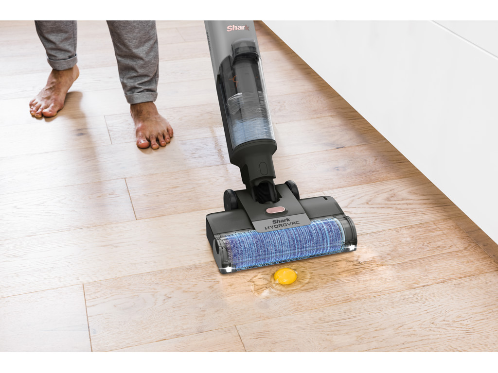 3-i-1 gulvrengøringsmaskine til hårde gulve.