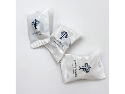 Flowpakkede Bolsjer Med Logo