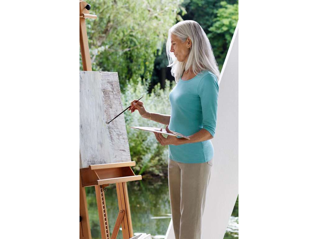 ID Stretch T-shirt - ¾ ærmet - dame