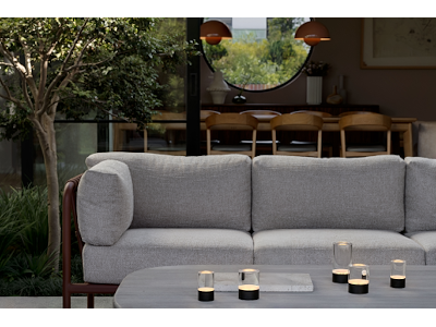 5 stk. Uyuni Glow rods Lamper, opladebase& fjernbetjening