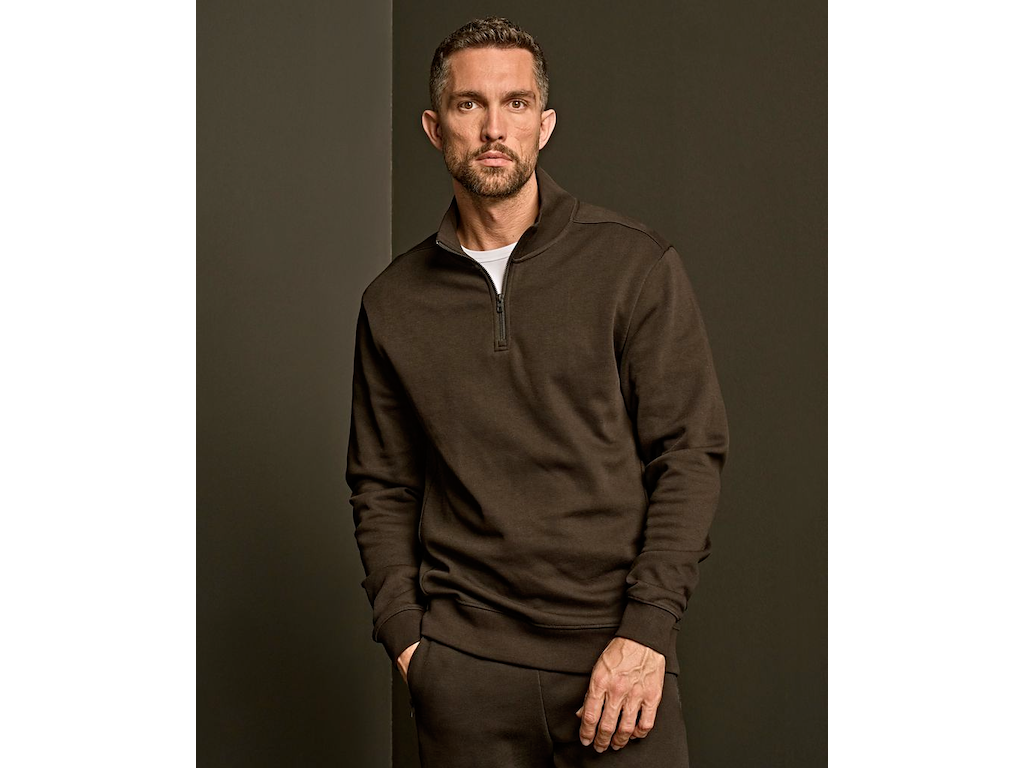 Tee Jay Ribbed Interlock Half Zip