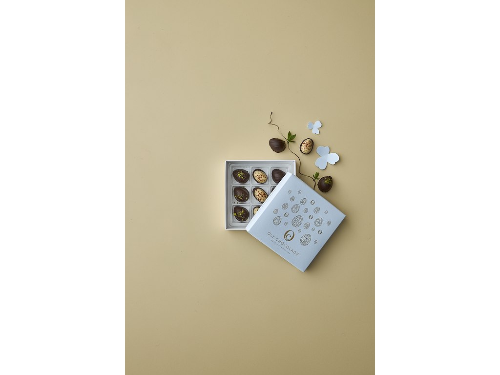 Gaveæske m/ 9 delikatesseæg 90g