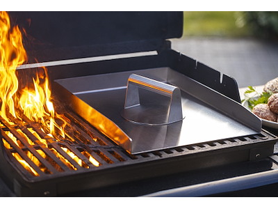 Hâws Santo Plancha 40x30x3cm w. Hamber and Steak Press