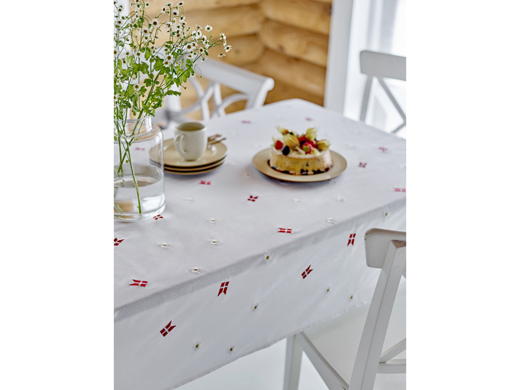 Södahl Stofservietter 4 stk med fødselsdagsbroderi, Tillykke