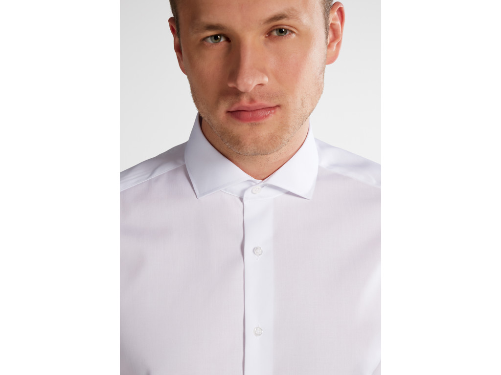 Eterna Skjorte Uni Popline - SlimFit Med Korteærmer