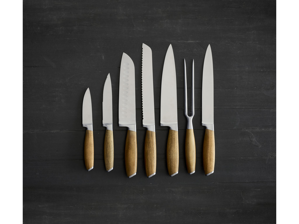 HOLM Knivsæt 7 dele i FSC certificeret akacietræ