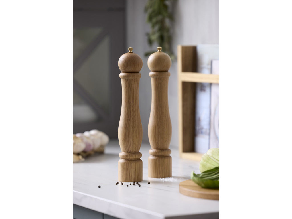 Pillivuyt Gourmet Kværnsæt 30 cm i FSC certificeret eg, Douron