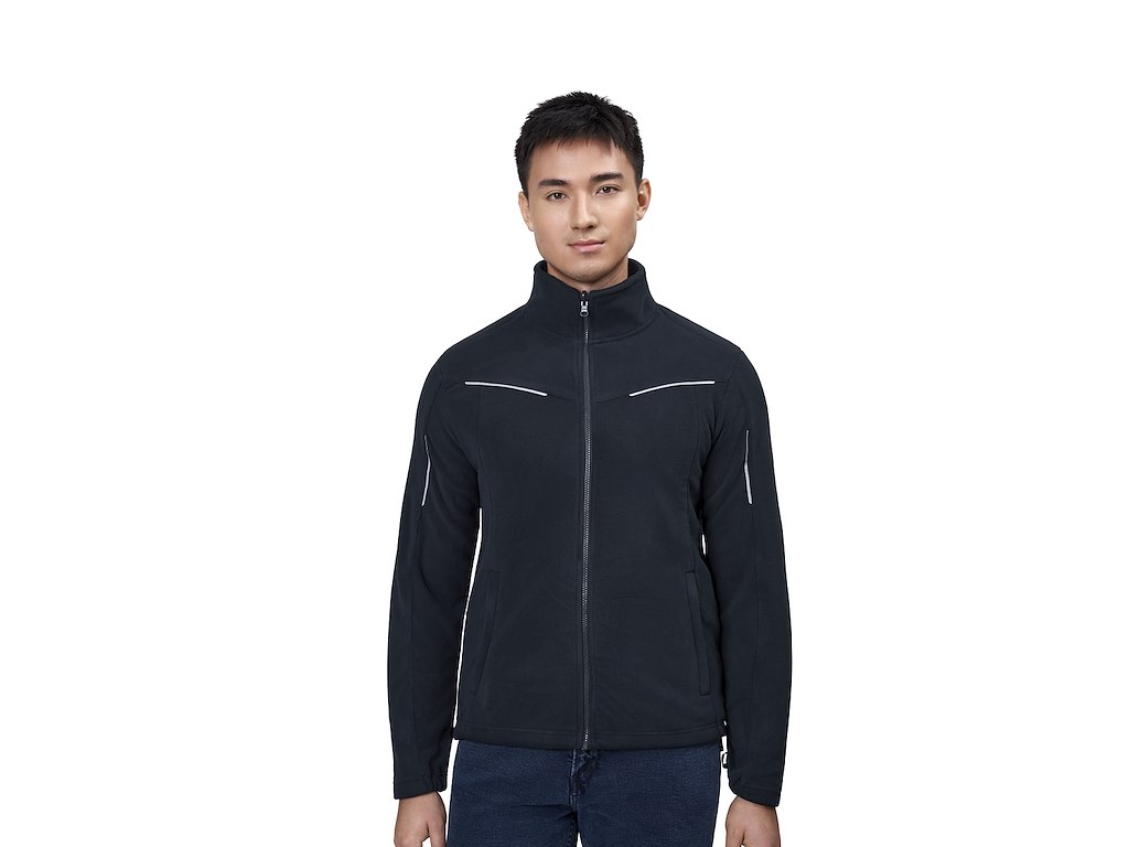 ID Zip-n-Mix mikrofleece - refleks