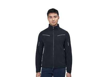 ID Zip-n-Mix mikrofleece - refleks
