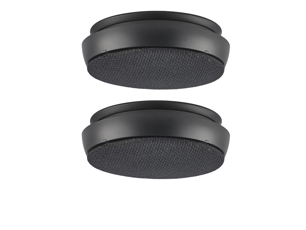 Jacob Jensen Røgalarm 2 stk 10 cm i sort