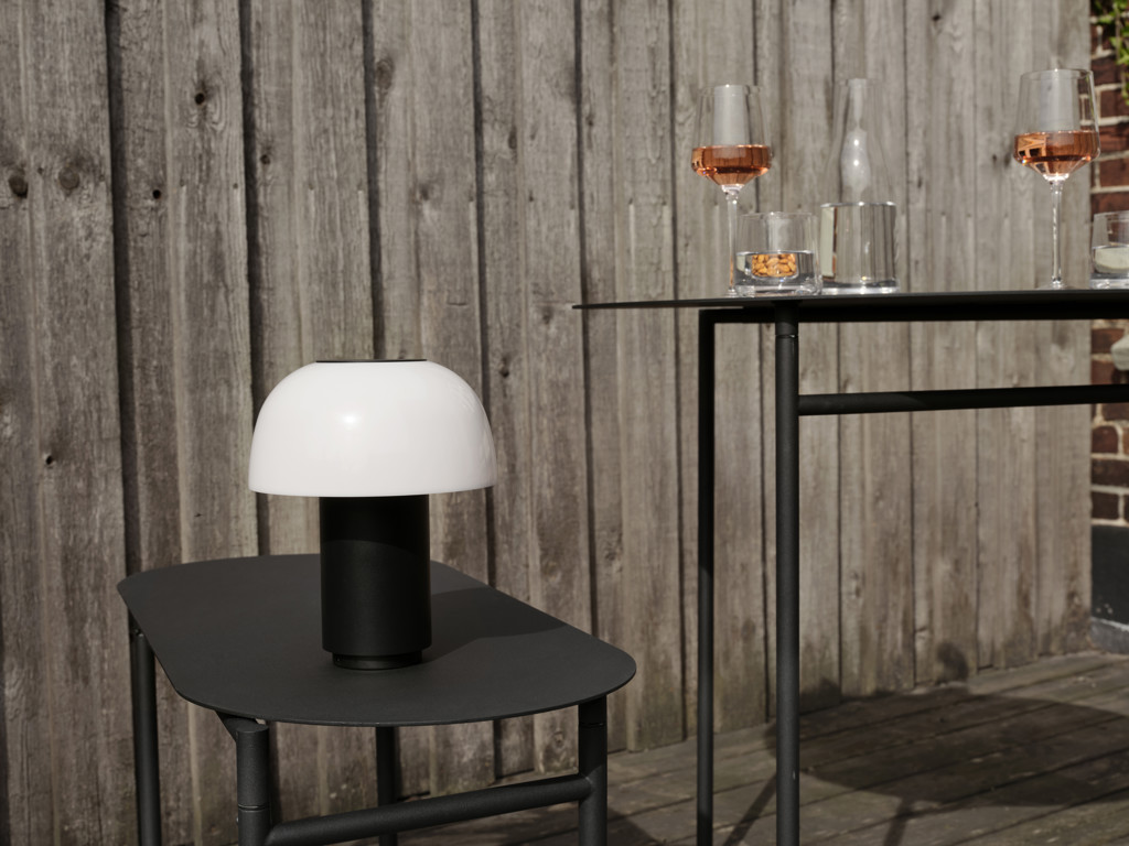 Zone Bænk 80 x 33 x 45 cm i black, kan let klappes sammen, Disc