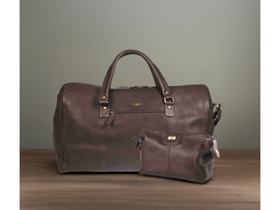 Bon Goût Weekend Bag Brown + Toilet takse