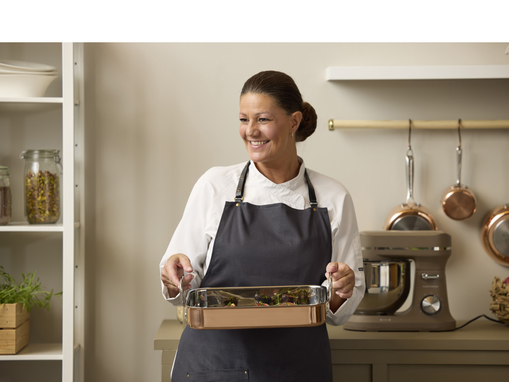 Blomsterbergs Bradepande 35 x 25,5 x 6,3 cm i kobber