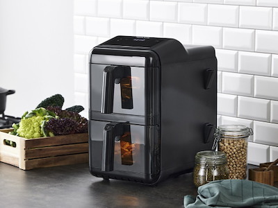 Nordic Sense Airfryer Doublestack 2 X 5,8 L