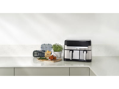 #OBH Airfryer Dual M. Easy Fry & Grill