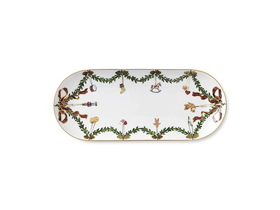 Royal Copenhagen Stjerne Riflet jul, Fad 39cm