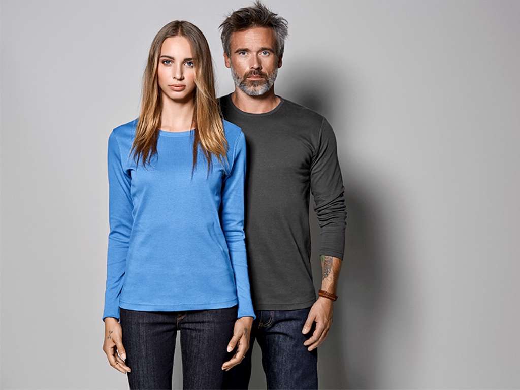 ID Interlock T-shirt, langærmet