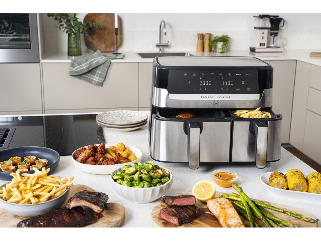#OBH Airfryer Dual M. Easy Fry & Grill