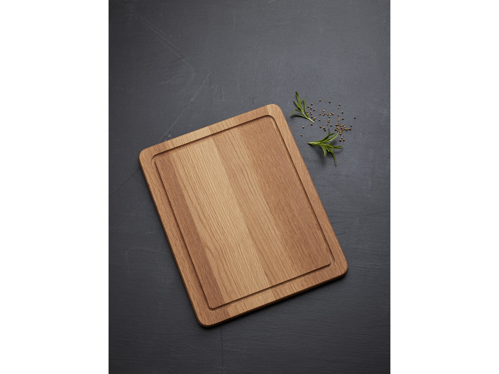 Morsø Skærebræt 35 x 28 cm i FSC certificeret egetræ, Foresta