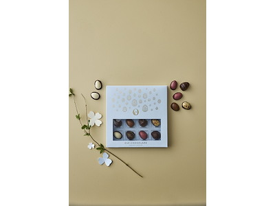 Gaveæske m/rude m. 16 delikatesseæg